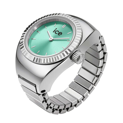 Ice-Watch-Bague Chouchou-Silver Turquoise-025515-15MM-2H